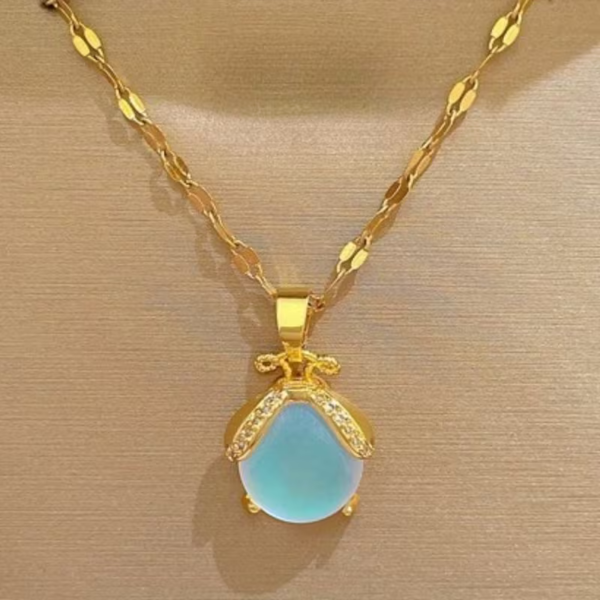 chaine pendentif plaqué or