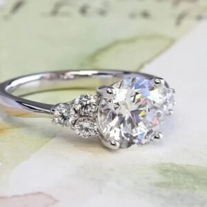 Bague plaqué or blanc