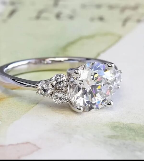 Bague plaqué or blanc