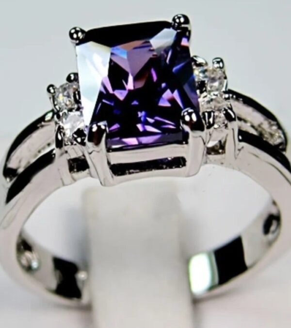 Bague plaqué avec de l'Argent