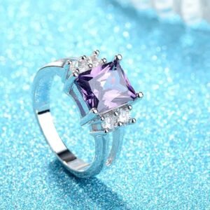 Bague plaqué avec de l'Argent