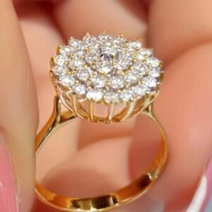 Bague plaqué or 18 k