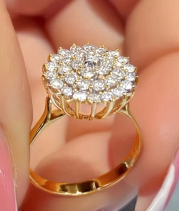 Bague plaqué or 18 k