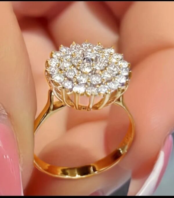 Bague plaqué or 18 k