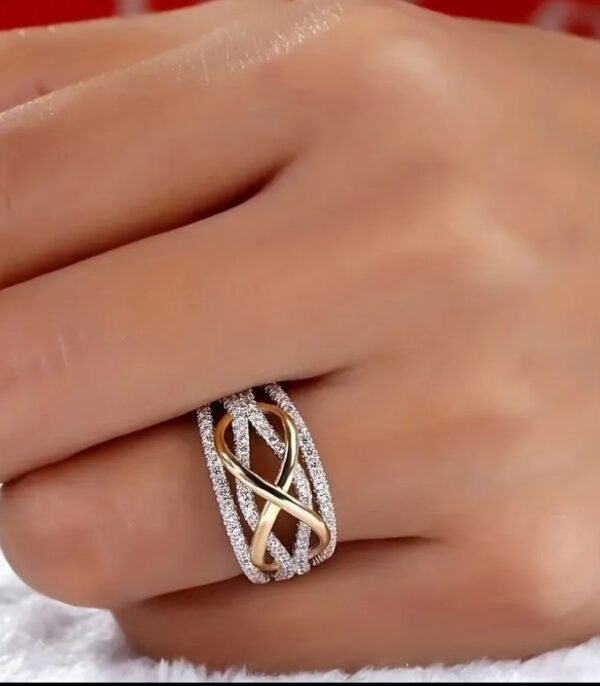 Bague plaqué or 18 k