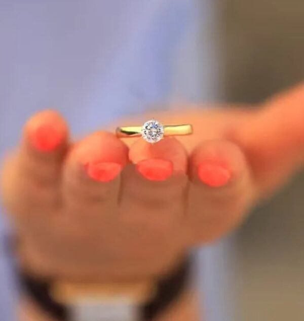 Bague plaqué OR 18 k