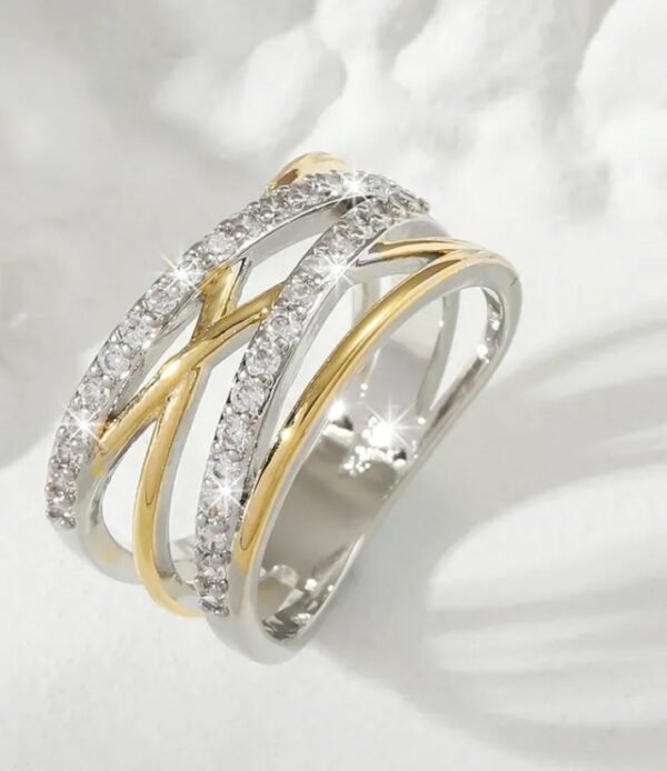 Bague plaqué OR 18 k