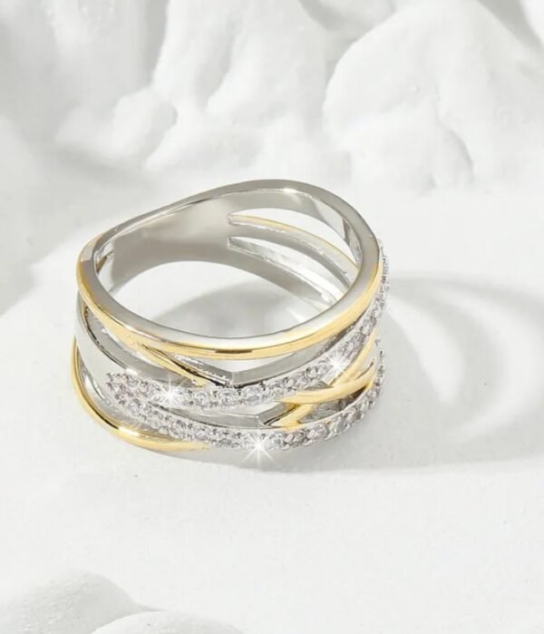 Bague plaqué OR 18 k