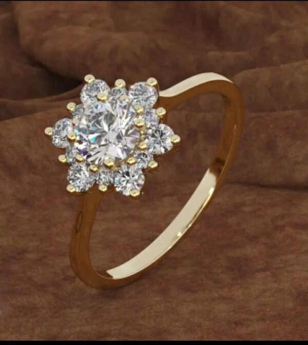 Bague plaqué OR 14 k