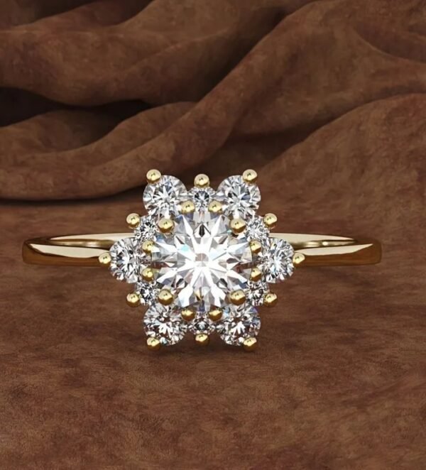 Bague plaqué OR 14 k