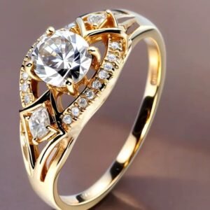 Bague plaqué OR 18 k