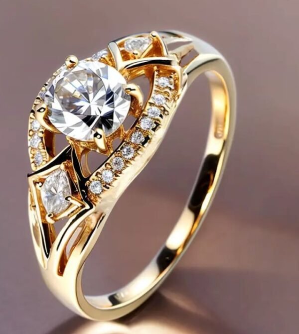 Bague plaqué OR 18 k