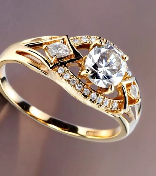 Bague plaqué OR 18 k