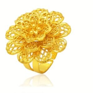 Bague plaqué OR 24 k