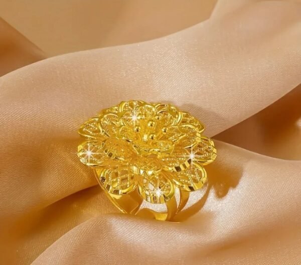 Bague plaqué OR 24 k