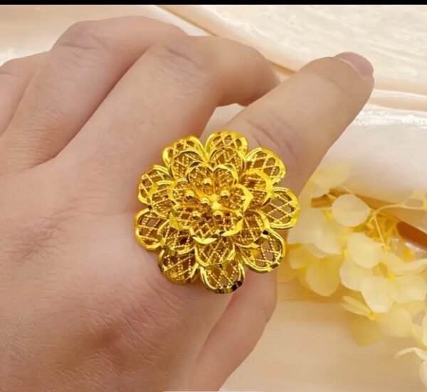 Bague plaqué OR 24 k