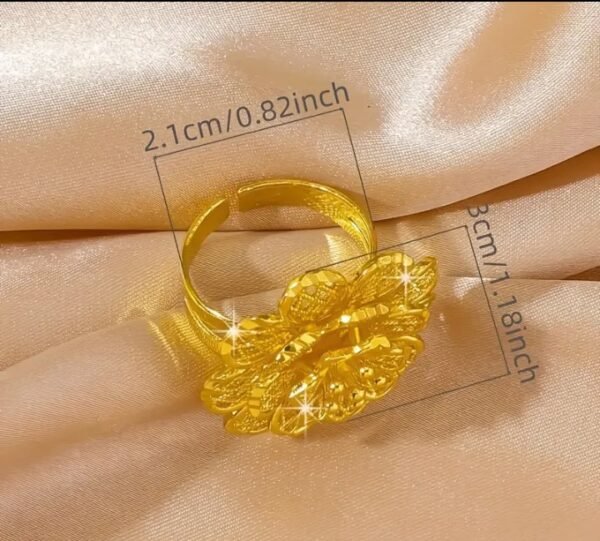 Bague plaqué OR 24 k