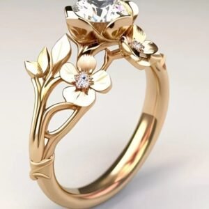 Bague plaqué OR 18 k