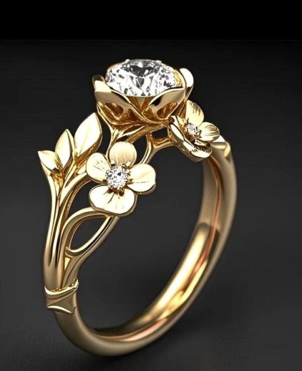 Bague plaqué OR 18 k