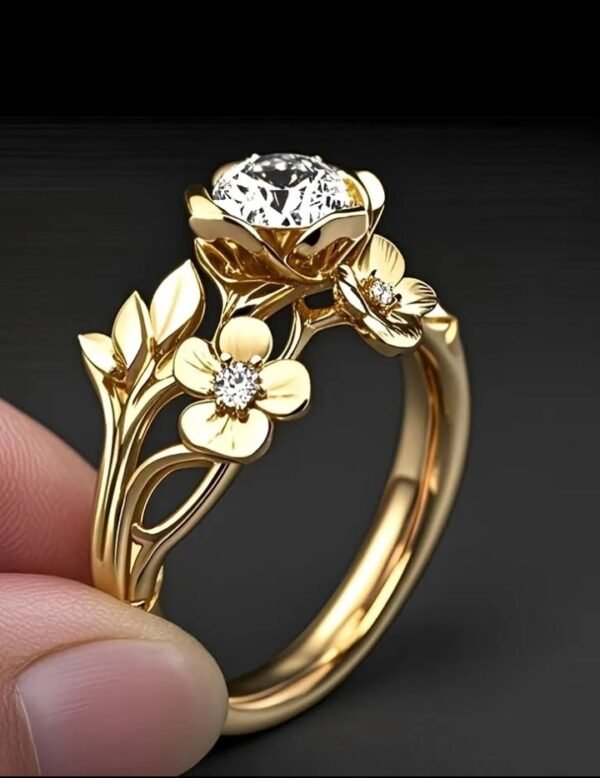 Bague plaqué OR 18 k