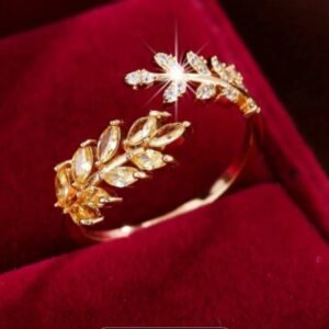 Bague plaqué OR 18 k