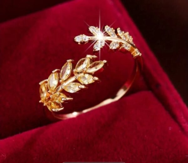 Bague plaqué OR 18 k