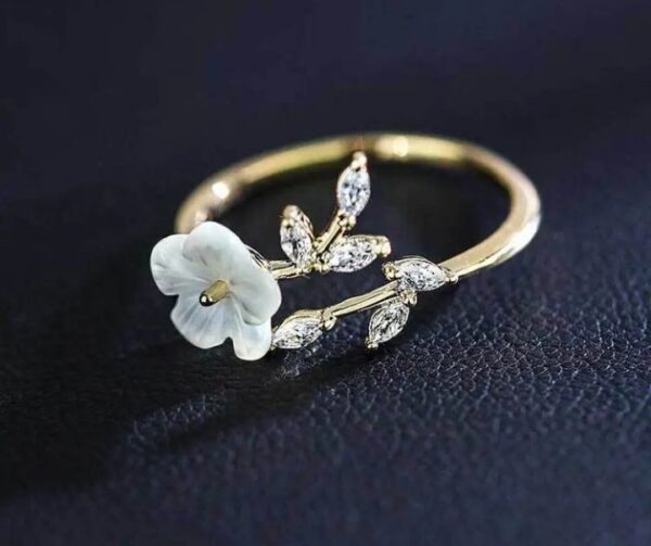 Bague plaqué OR 18 k