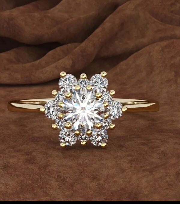 Bague plaqué OR 14 k