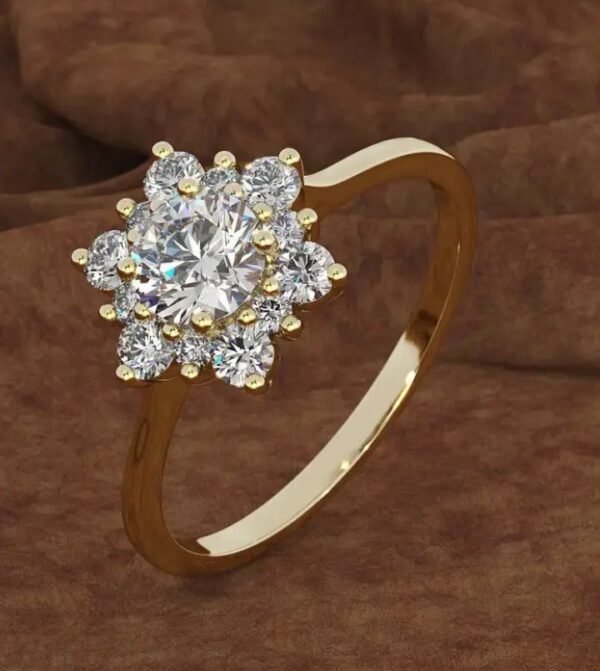 Bague plaqué OR 14 k